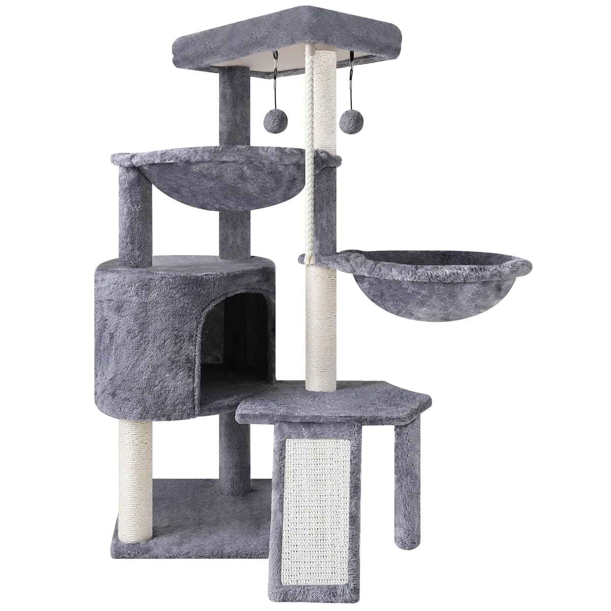 Xin Three Layer Cat Tree with Cat Condo and Two Hammocks Review